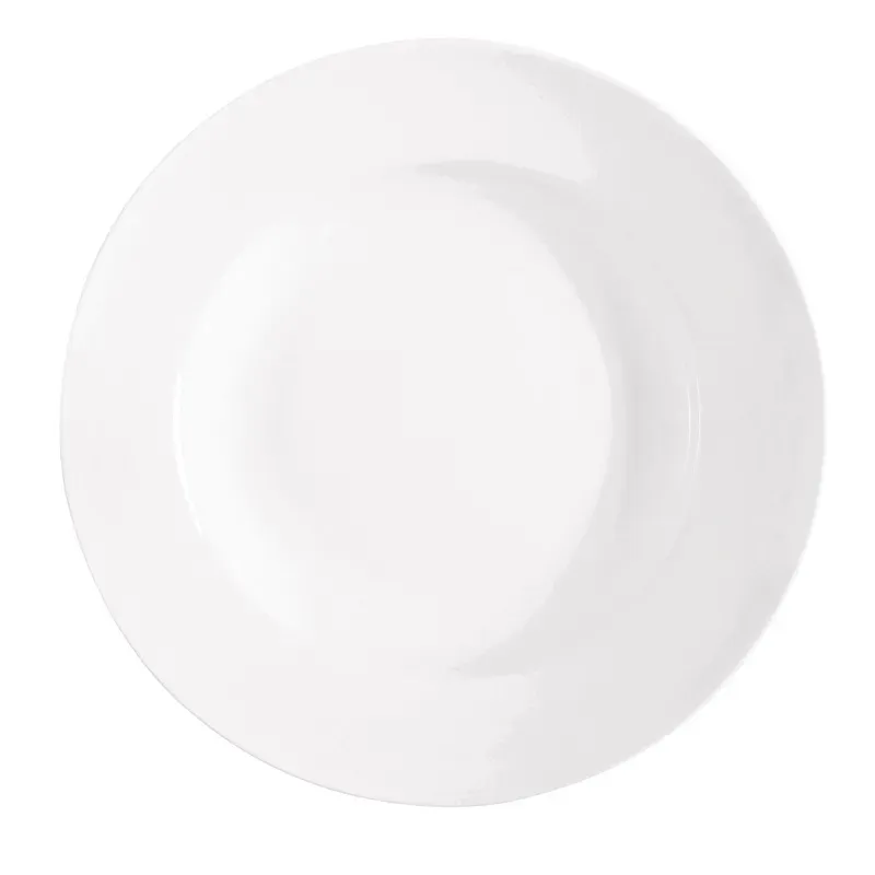KnIndustrie Minimal set 6 piatti fondi coupe vetro