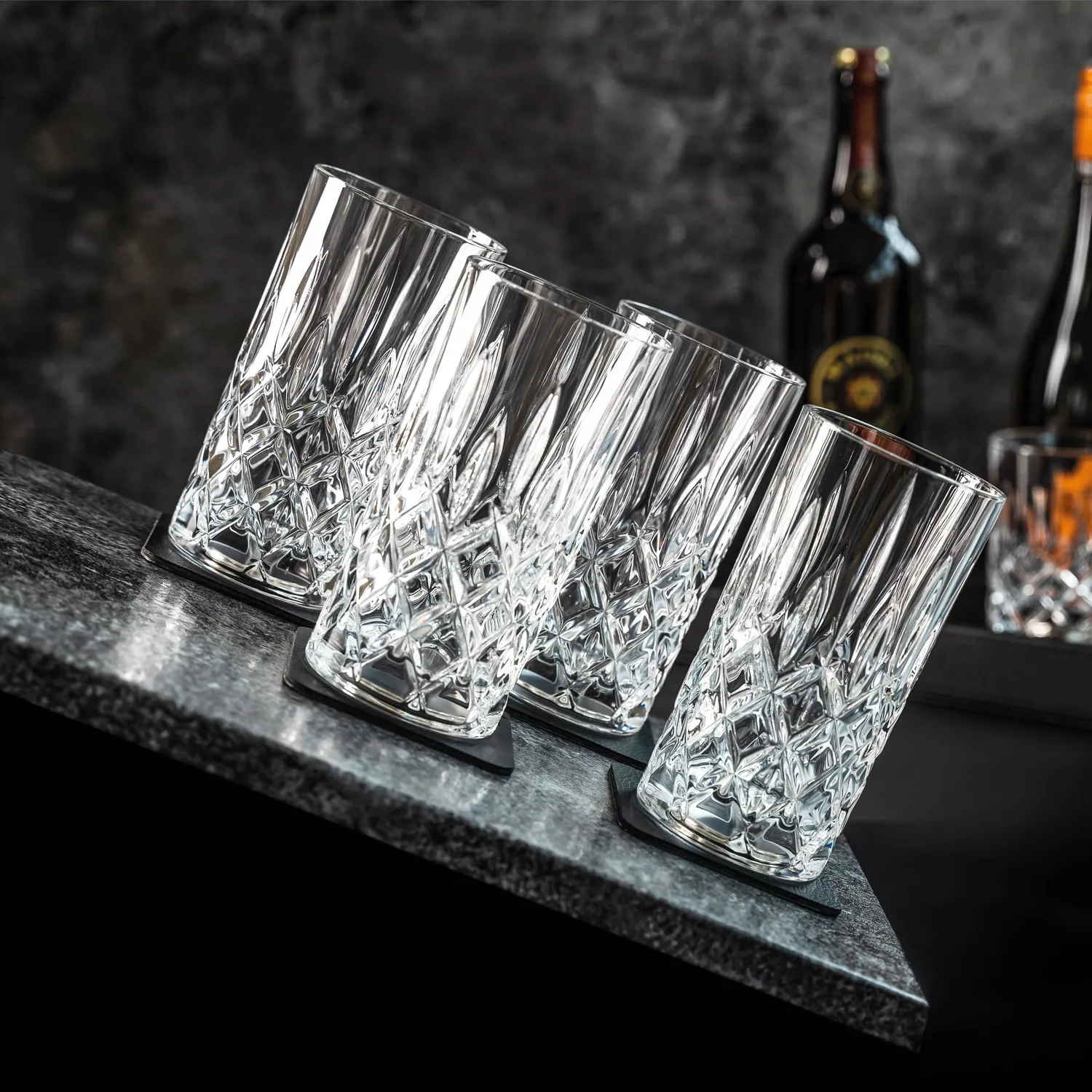 Silwy Longdrink Diamond bicchieri magnetici cristallo