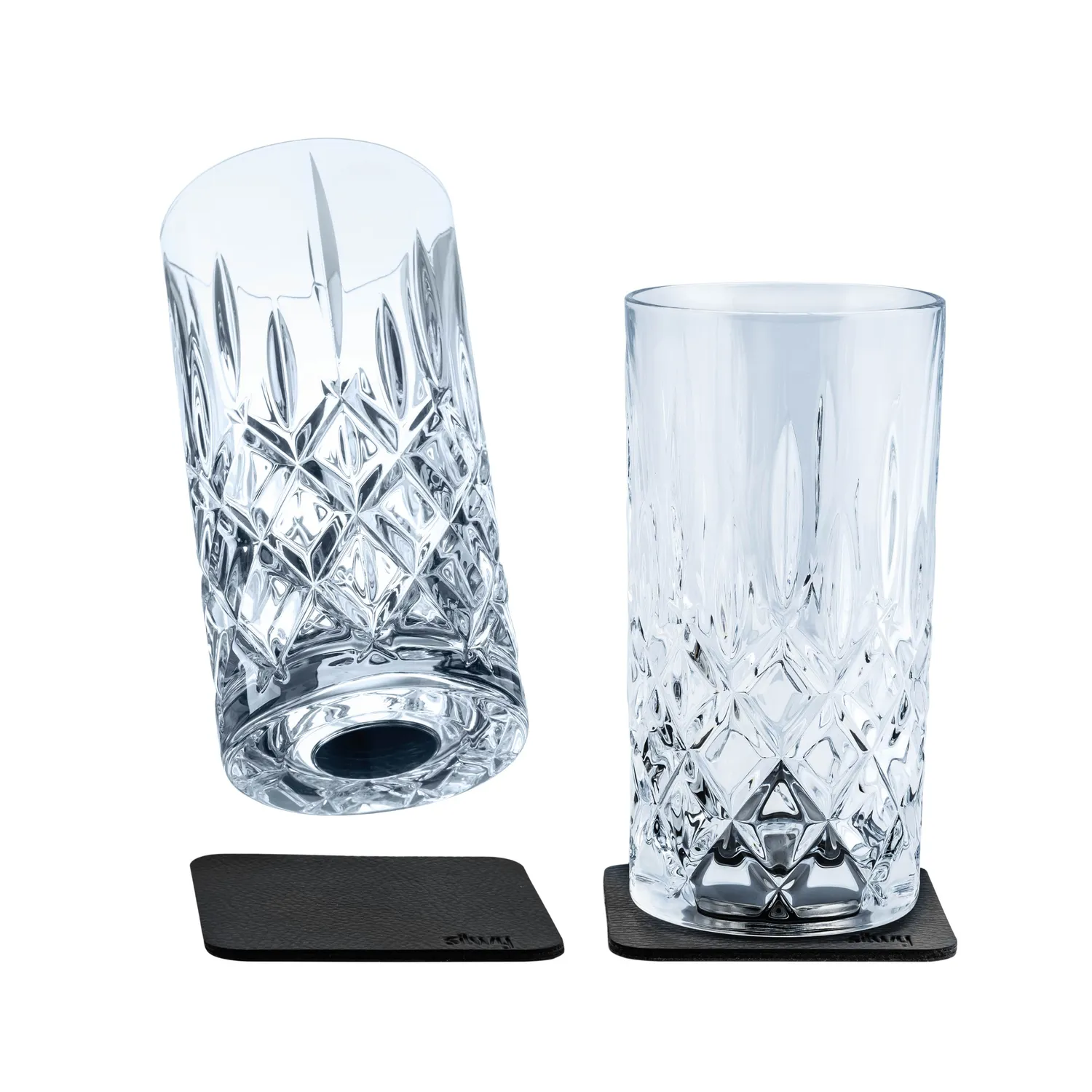 Silwy Longdrink Diamond Bicchieri Magnetici Set 2 Cristallo