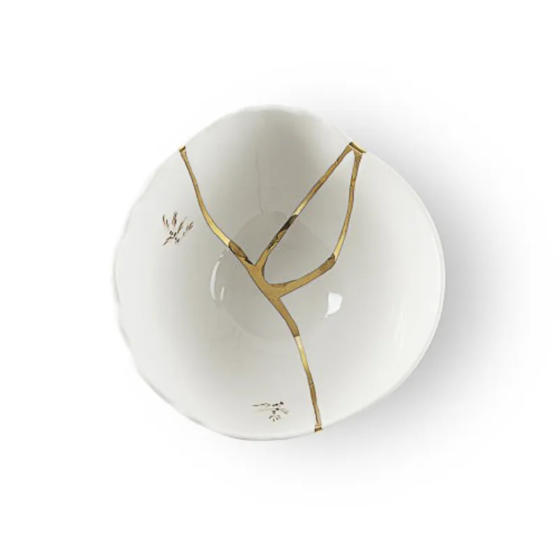 Seletti Kintsugi Coppetta 1 porcellana oro