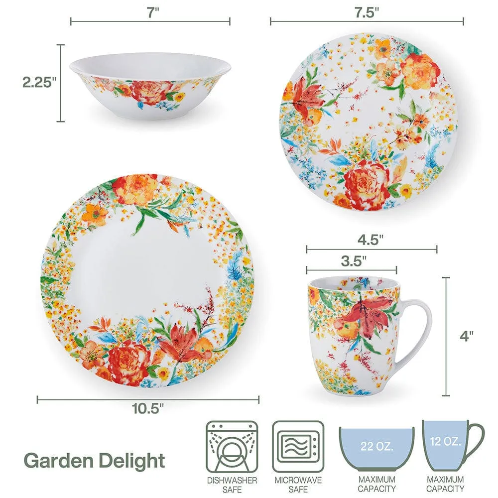 Fitz and Floyd Garden Delight servizio piatti 32 pezzi 8 persone