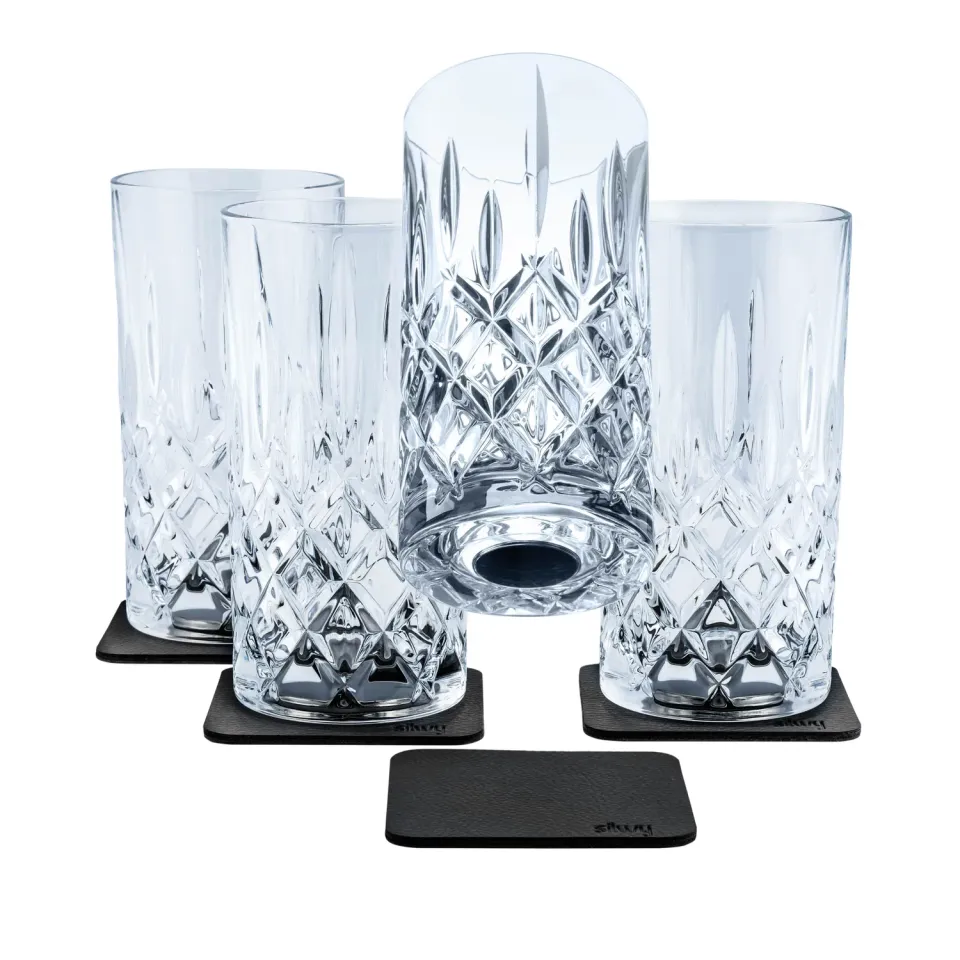 Silwy Longdrink Diamond bicchieri magnetici cristallo