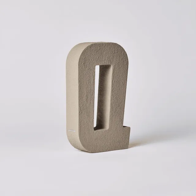 Andrea Q ciotola ceramica beige chiaro taglia M