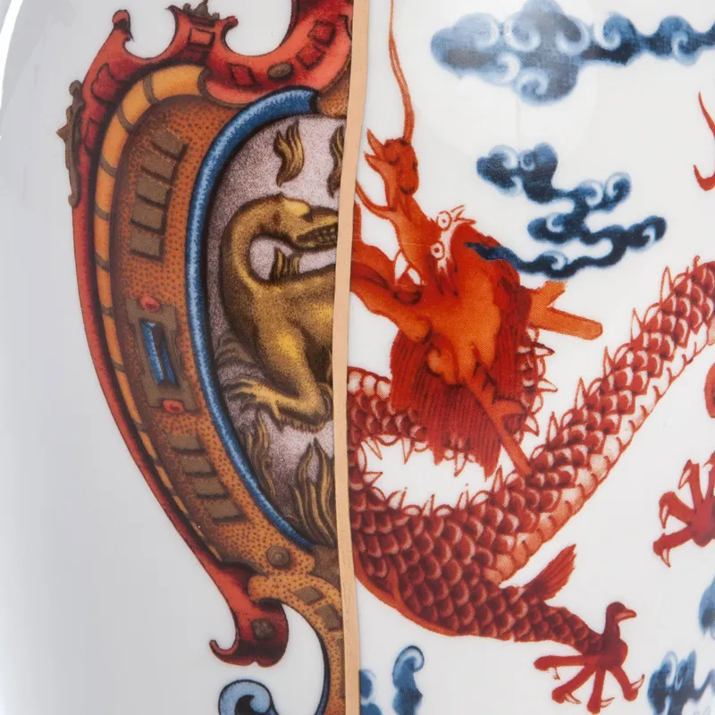Seletti Hybrid Adelma vaso porcellana bone china