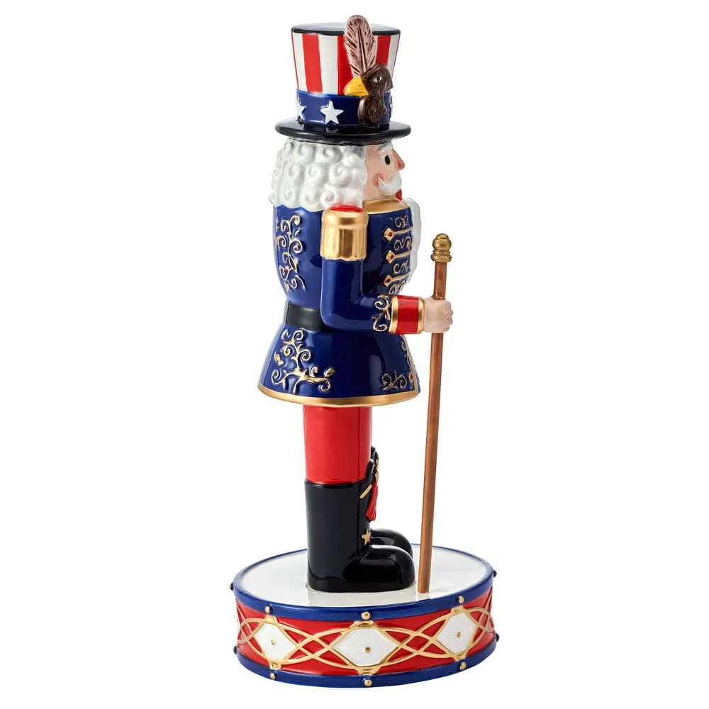 Fitz and Floyd Uncle Sam Schiaccianoci 33 cm terracotta