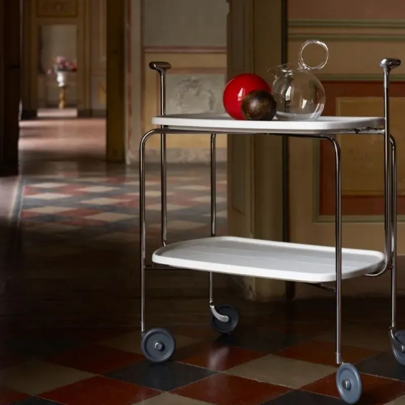 Magis Transit carrello pieghevole acciaio cromato