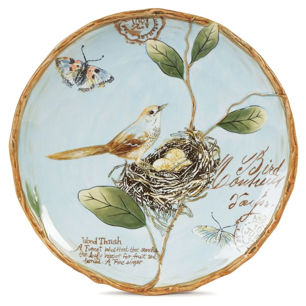Fitz and Floyd Toulouse Blue servizio piatti 12 pezzi stoneware