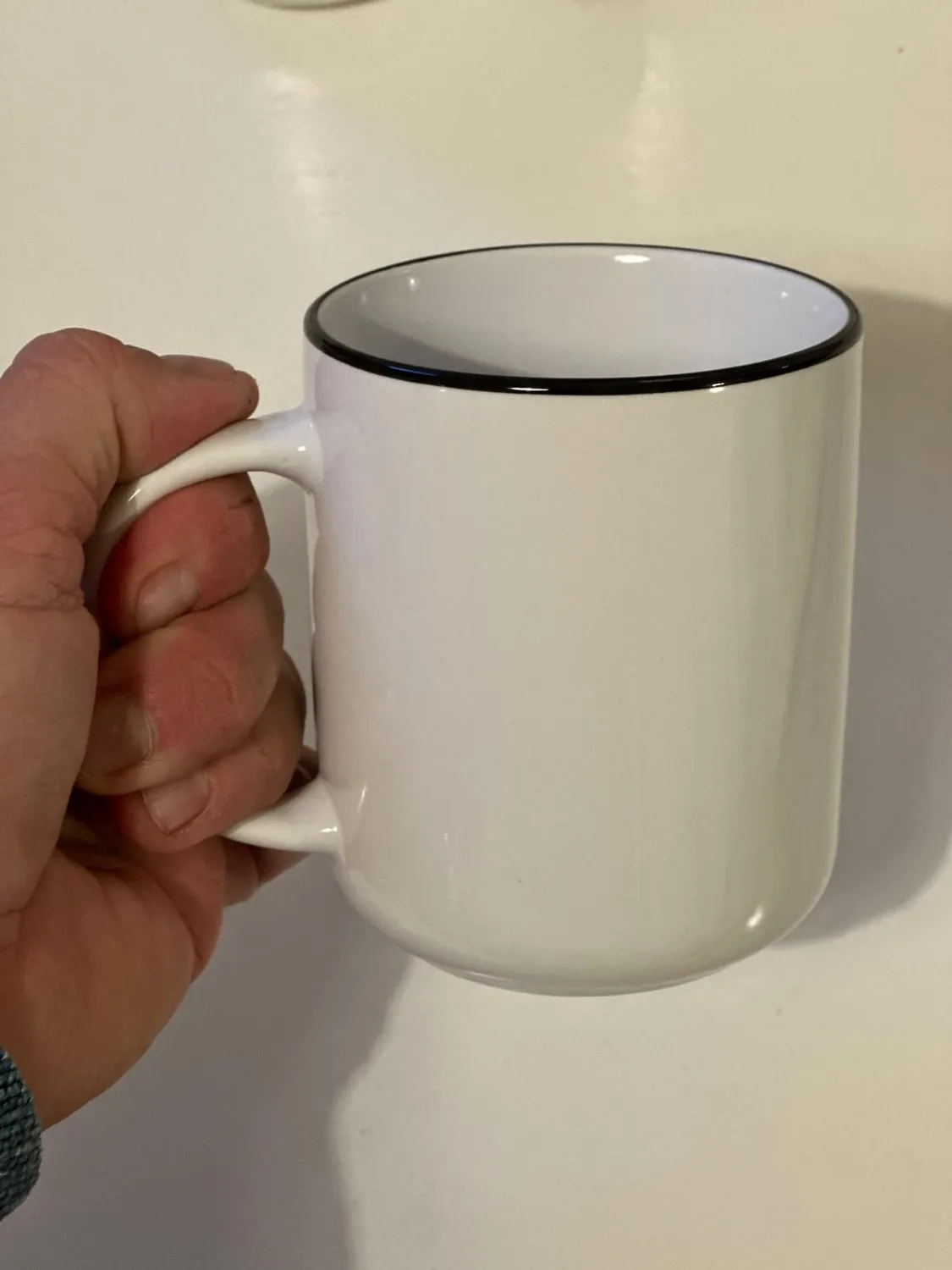 Pure Living Scandi set 6 tazzine caffè bianche porcellana