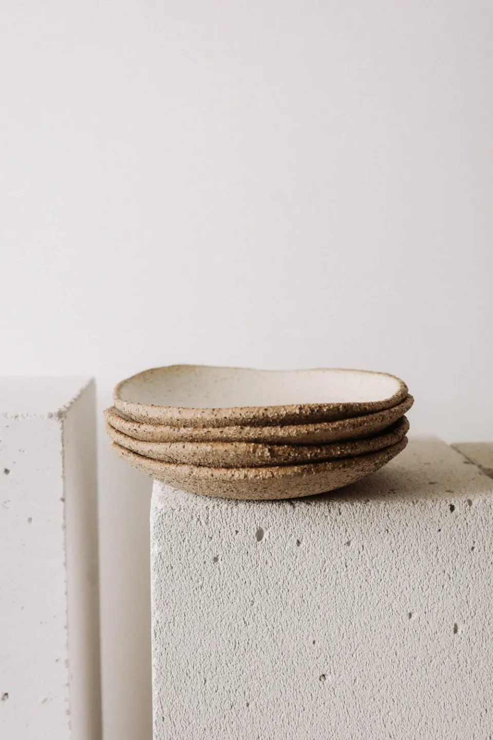 Poemi Umbria piatto fondo 21 cm beige terrazzo