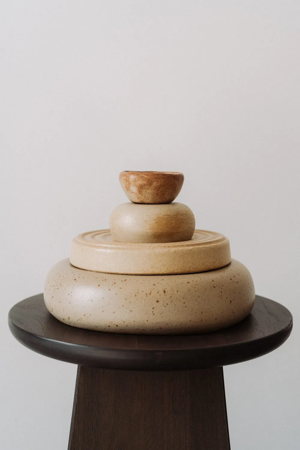 Poemi Aarde Piatto in Gres Beige 18 cm