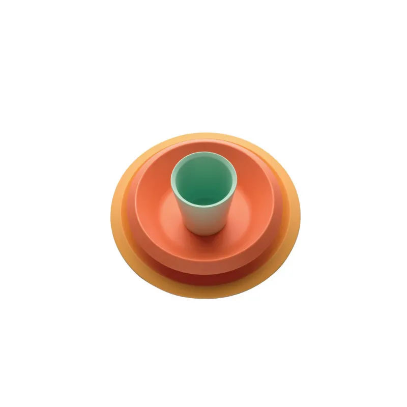 Alessi Giro Kids set tavola bambino 3 pezzi colorato