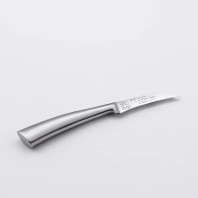 KnIndustrie BE-Knife coltello verdura curvo inox