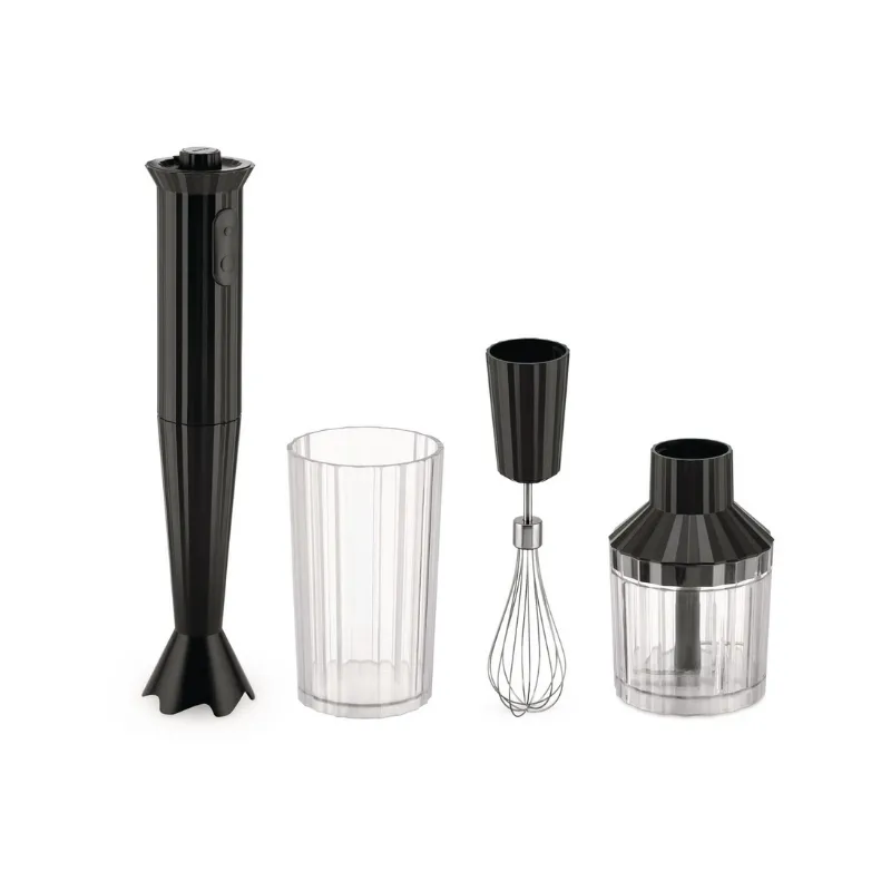 Alessi Plissé set frullatore immersione pieghettato