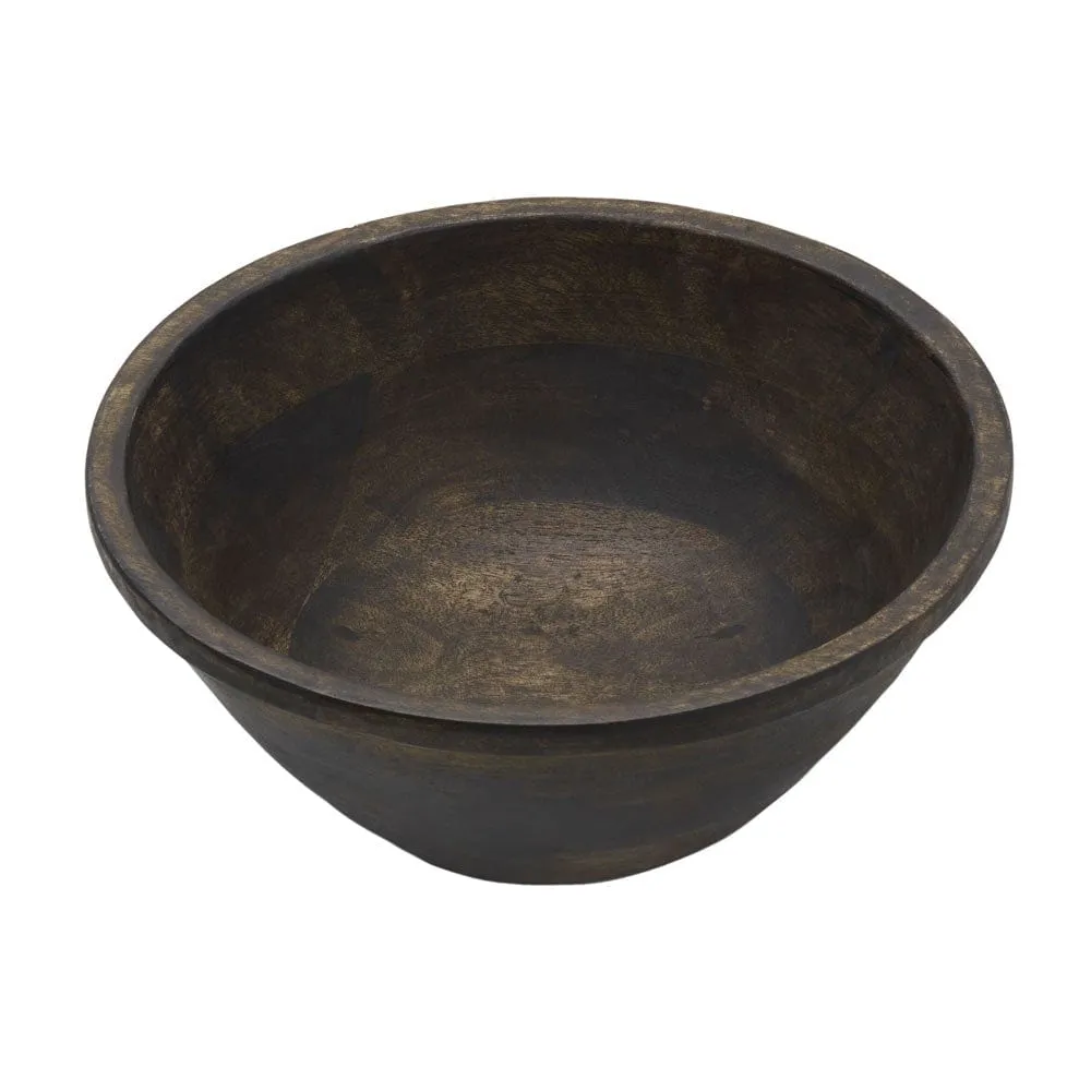 Fitz and Floyd Austin Craft Ciotola Legno Mango Espresso 3 Qt