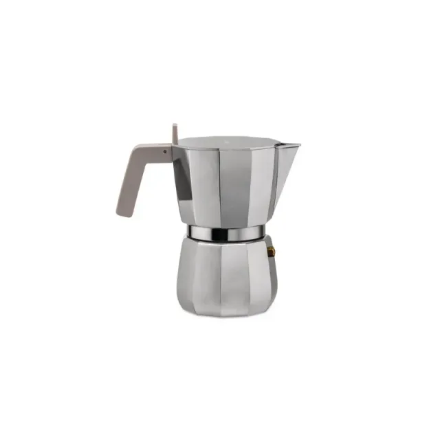 Alessi Moka caffettiera 1 tazza alluminio