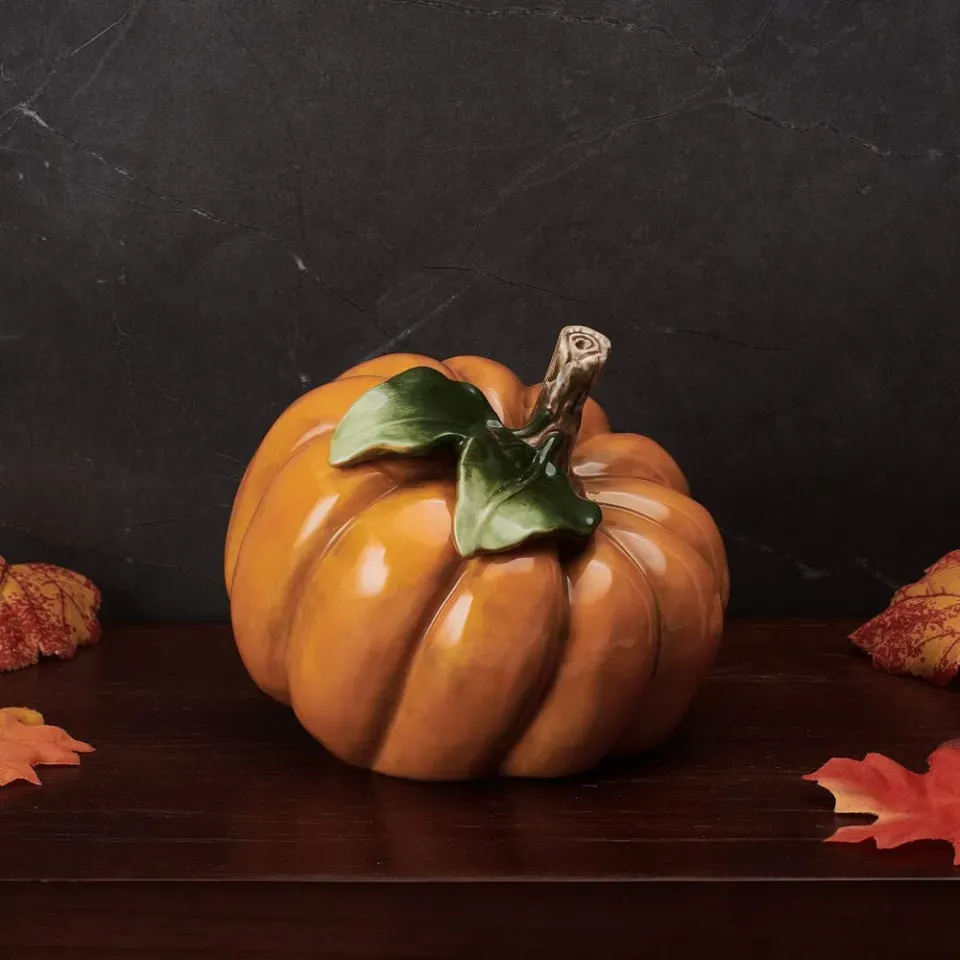 Fitz and Floyd Harvest Halloween zucca decorativa 14 cm