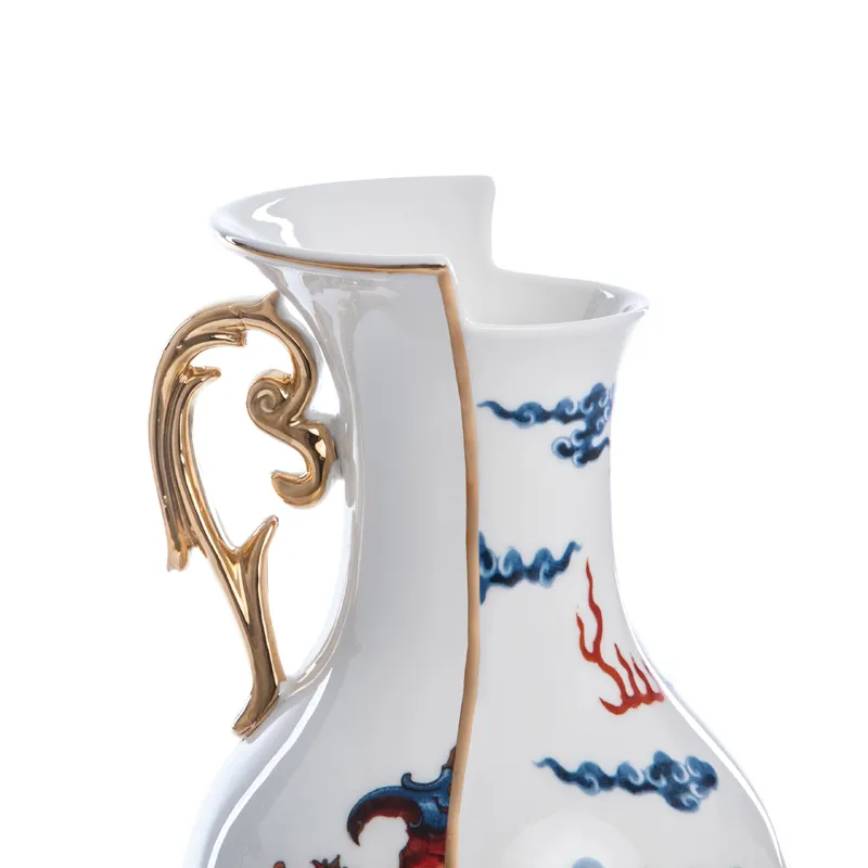 Seletti Hybrid Adelma vaso porcellana bone china