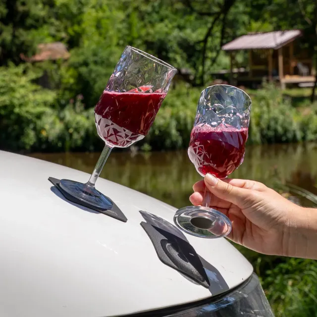 Silwy Prisma calice vino trasparente 2 pezzi Tritan
