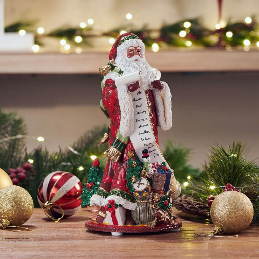 Fitz and Floyd Holiday Home Jolly Ole Saint Nicholas carillon 27 cm