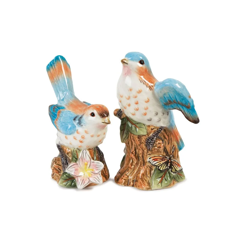 Fitz and Floyd Toulouse Bird Set Sale e Pepe Blu in Terraglia