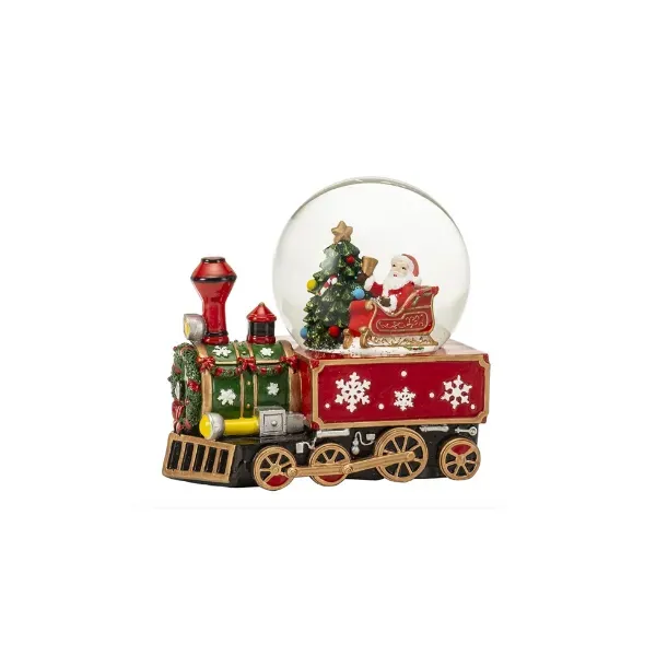 Lamart Noël trenino carillon natale ceramica