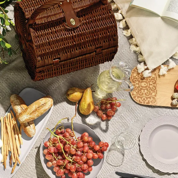Alessi Dressed en Plein Air set picnic 4 persone vimini