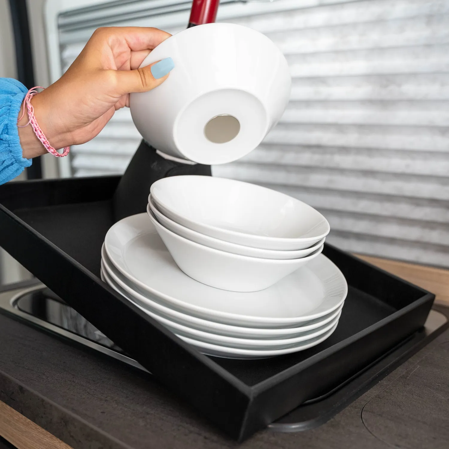 Silwy Classic set stoviglie magnetica porcellana 8 pezzi