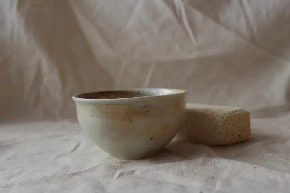 Studio Delta Pottery Ciotola woodfired #1 porcellana 11 cm