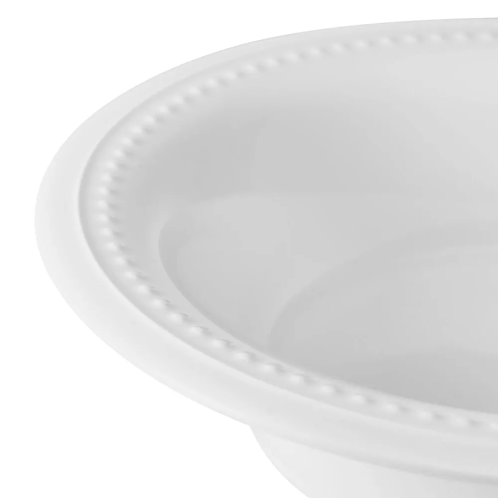 Fitz and Floyd Nevaeh White ciotola servizio perlinata bone china