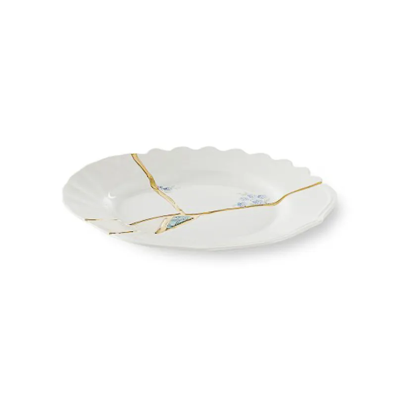 Seletti Kintsugi Piatto Dessert N.3 Porcellana