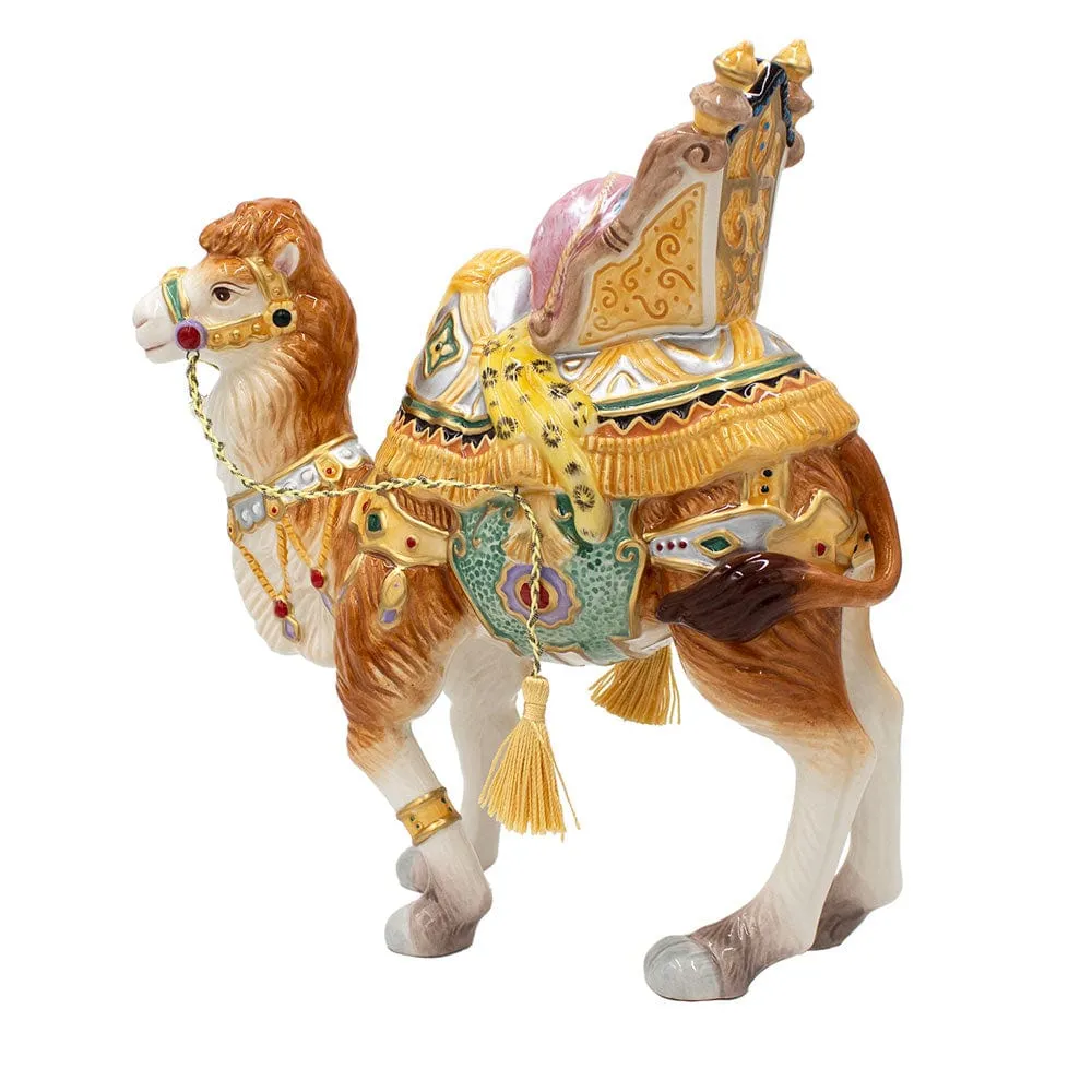 Fitz and Floyd Nativity Cammello Nubiano Statuetta 29 cm