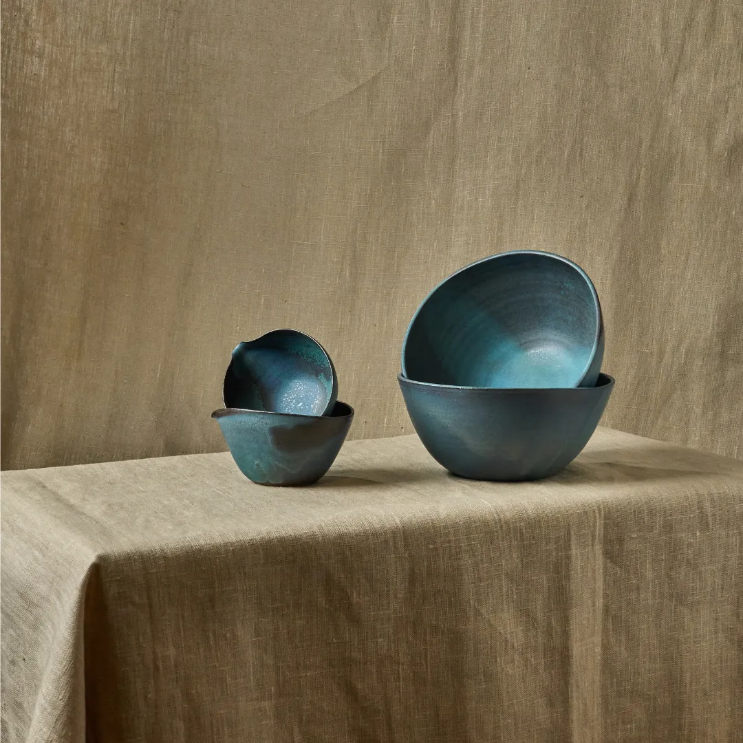 Studio Delta Pottery Ottanio set ciotole ramen 4 pezzi
