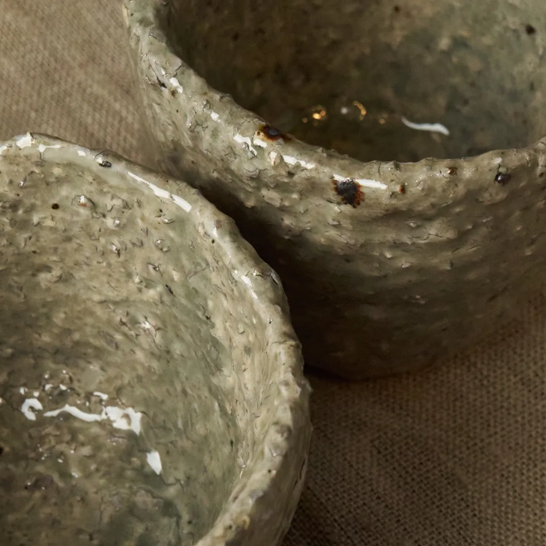 Studio Delta Pottery Set Cup woodfired tazze 7x7 cm 2 pezzi
