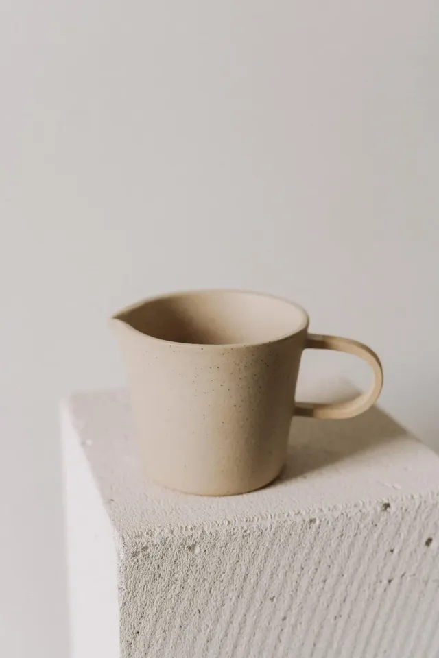 Poemi Terra Vanilla caraffa 0,7 l bianca in gres