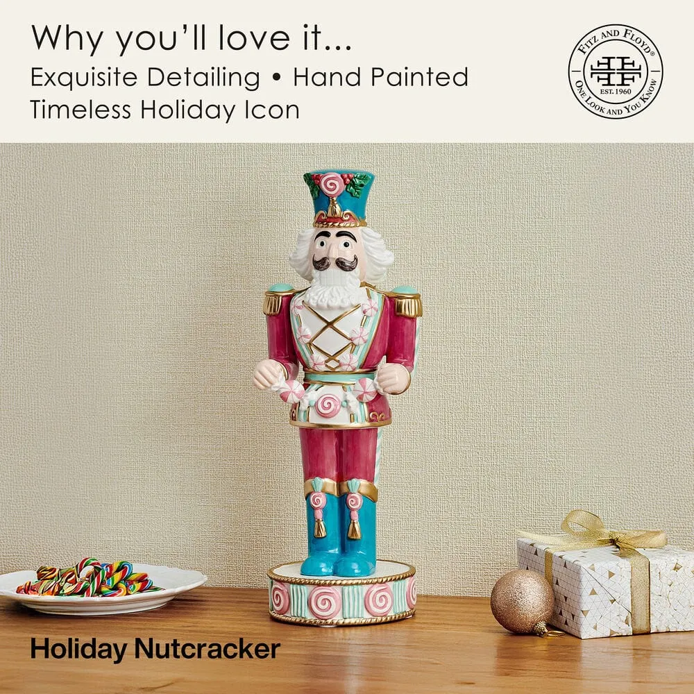 Fitz and Floyd Holiday Nutcracker schiaccianoci principe 42 cm