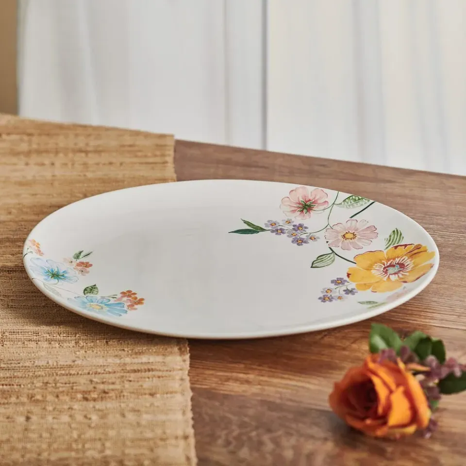 Fitz and Floyd Meadow vassoio 16 pollici fiori