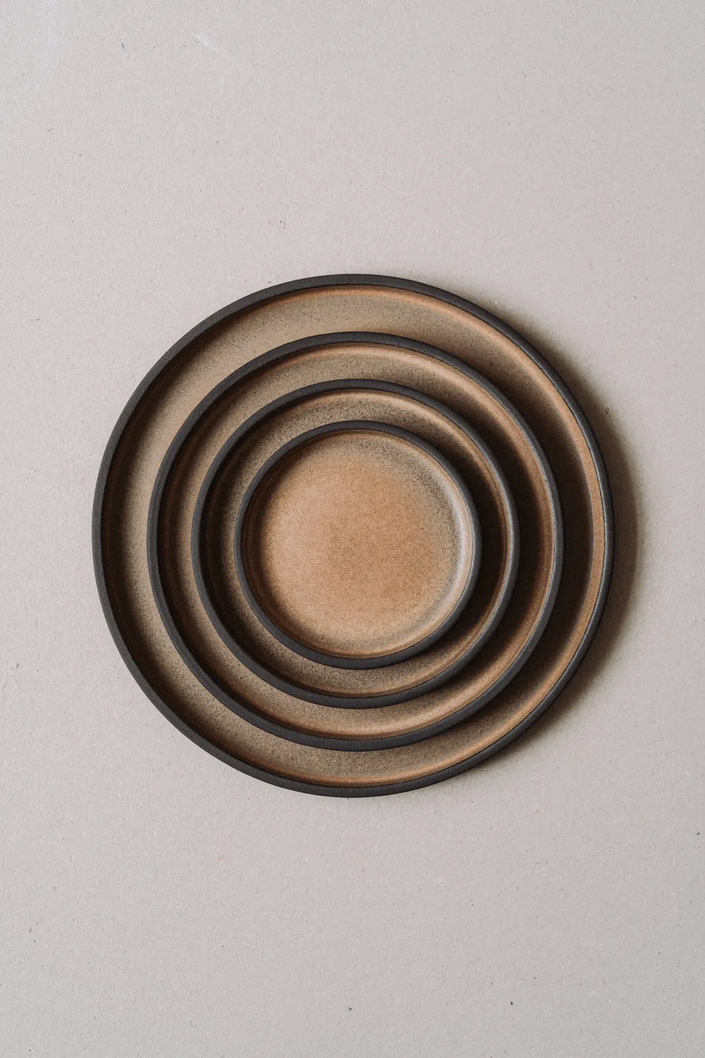 Poemi Fika 11 cm piattino sottotazza crema opaco