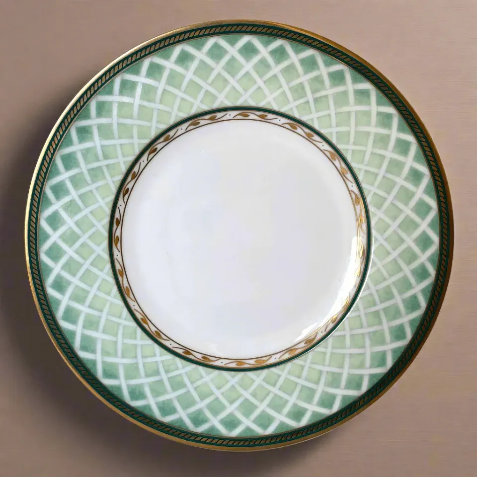 Fitz and Floyd Winter Holiday piattino pane burro bone china