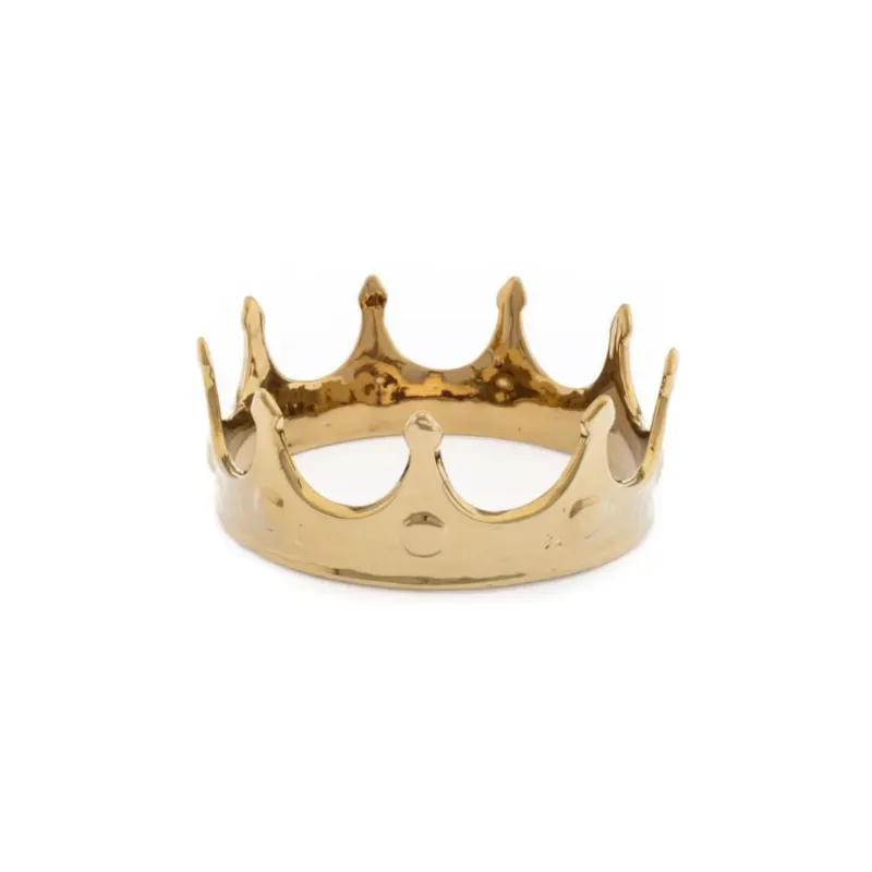 Seletti Memorabilia corona Gold decorativa