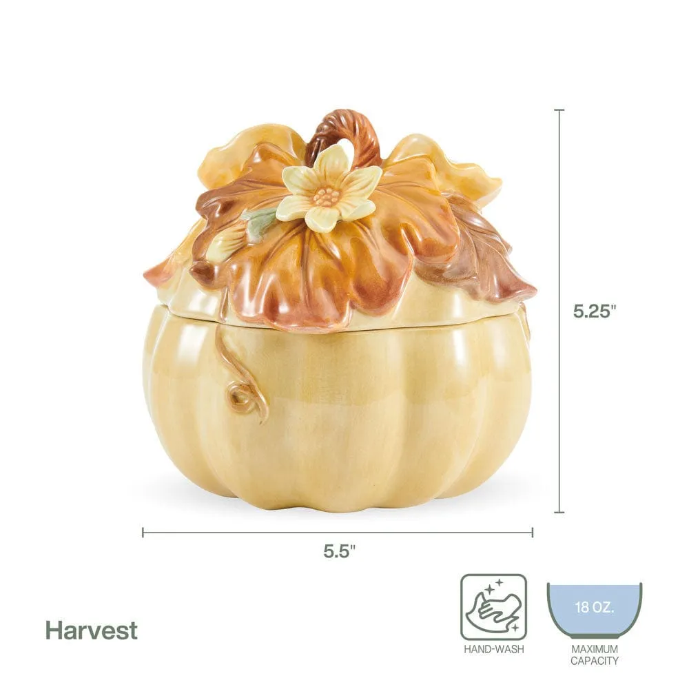 Fitz and Floyd Harvest zuppiera zucca con coperchio 500 ml