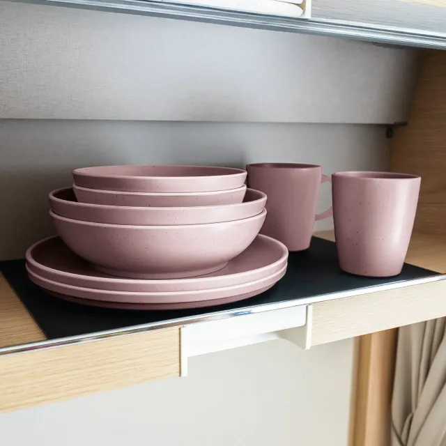 Silwy Dolomit Rose set stoviglie magnetiche 8 pezzi