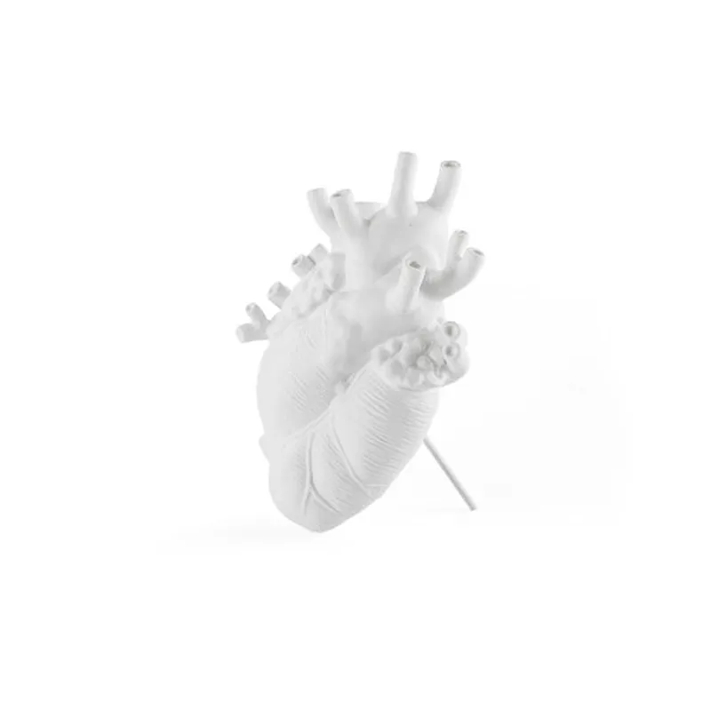 Seletti Love in Bloom vaso cuore porcellana