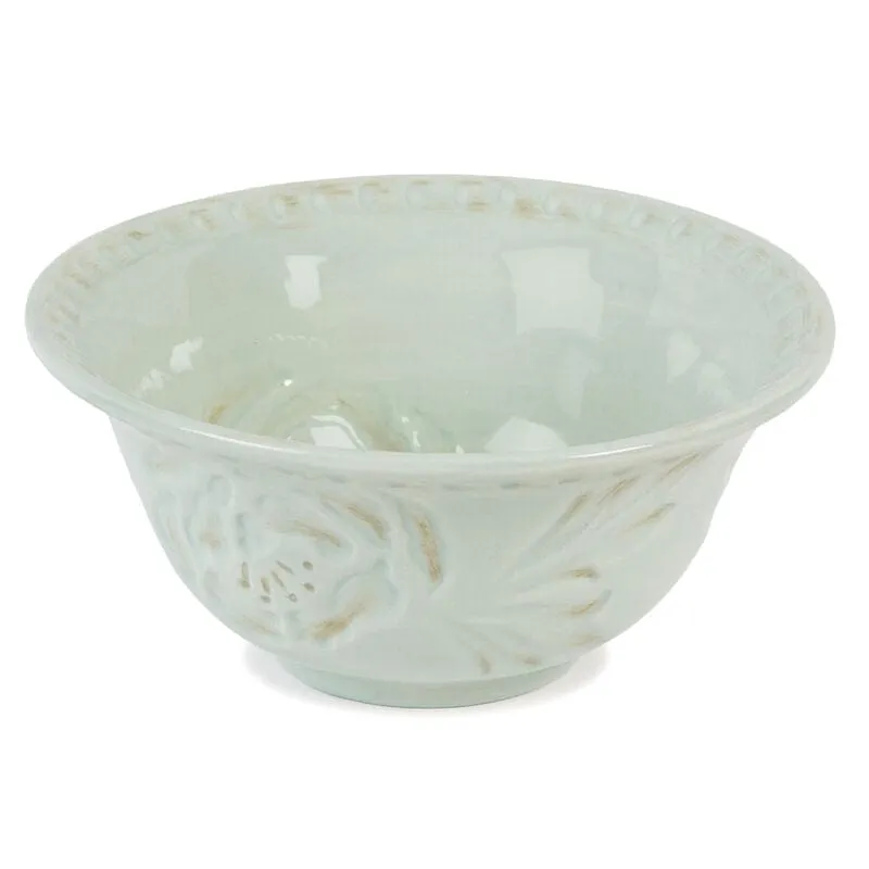 Fitz and Floyd Toulouse Green servizio piatti stoneware 12 pezzi 4 persone
