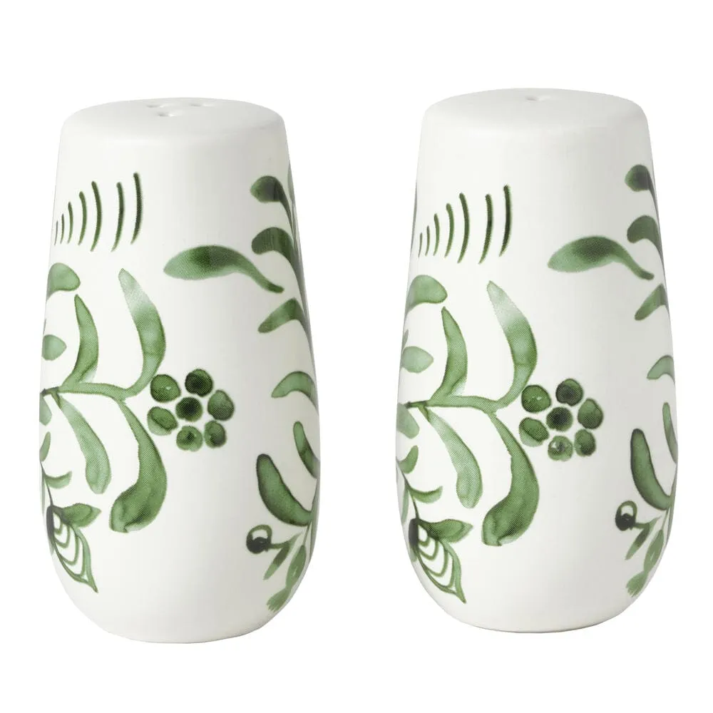 Fitz and Floyd Sicily Green set 2 ciotole + sale e pepe