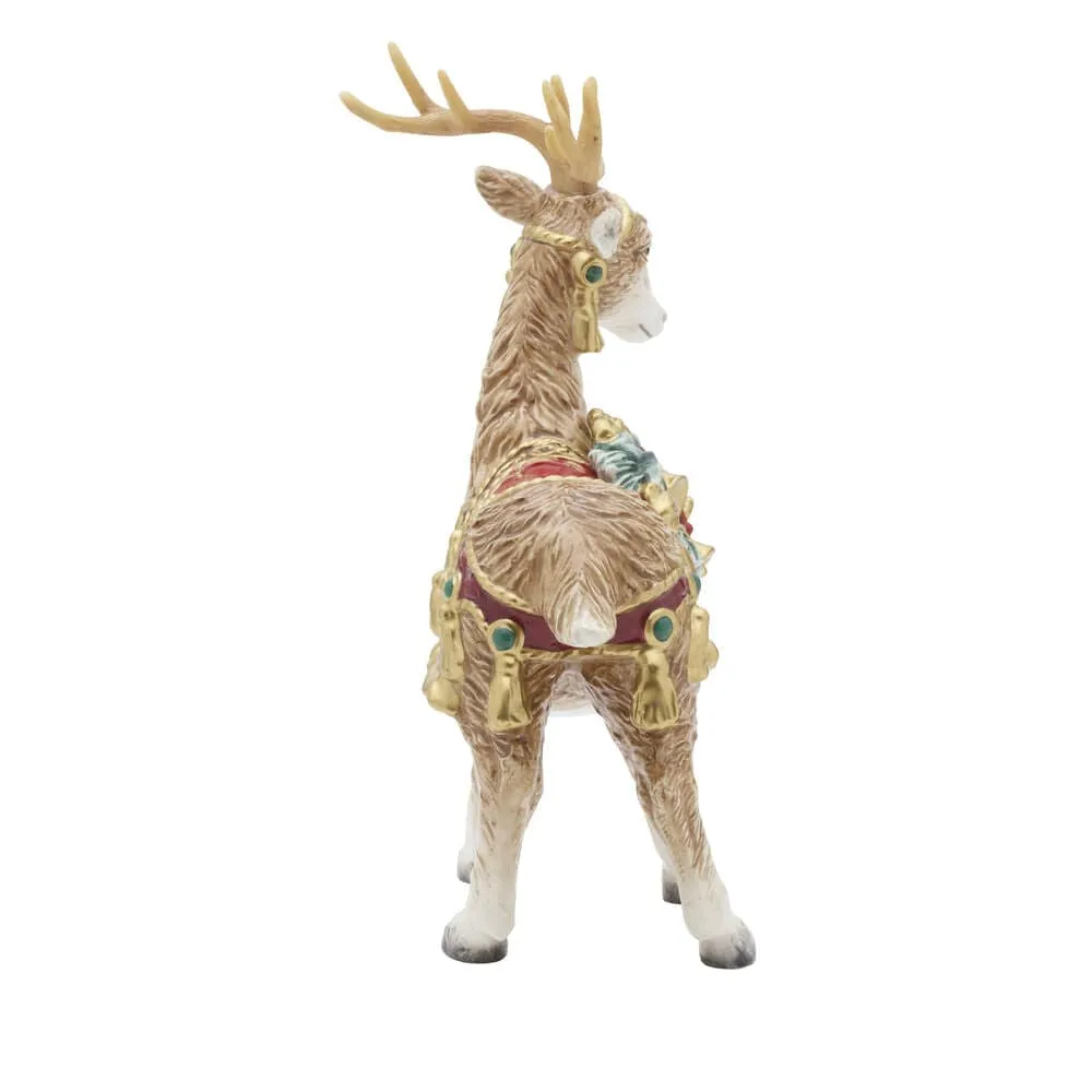 Fitz and Floyd Noel Holiday portacandele cervo terracotta