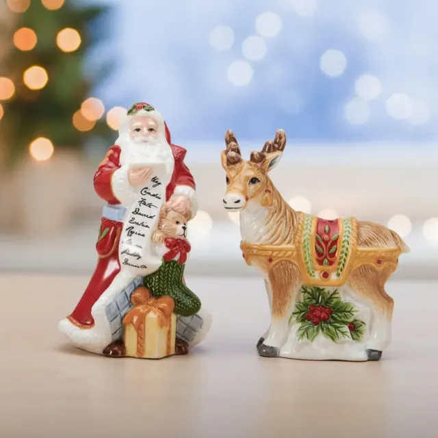 Fitz and Floyd Santa's Gift set sale e pepe Babbo Natale