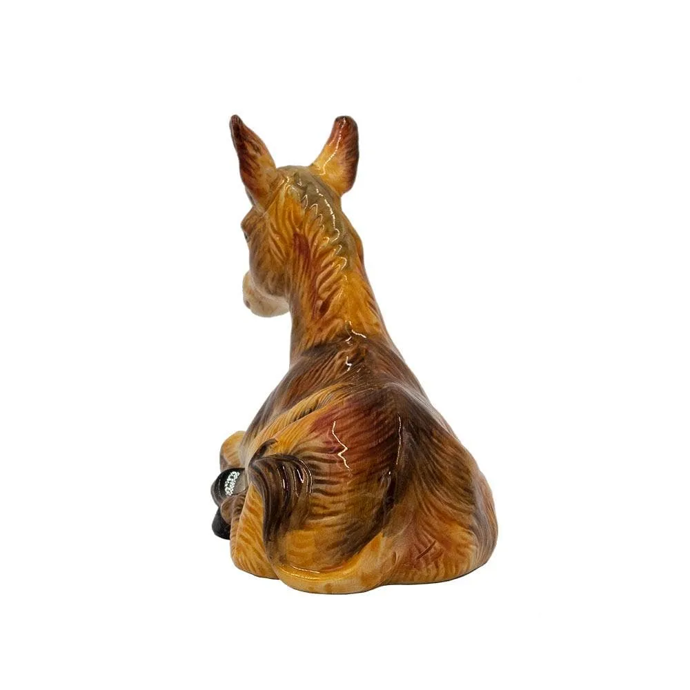 Fitz and Floyd Nativity Statuetta Asino Presepe 14 cm Gres