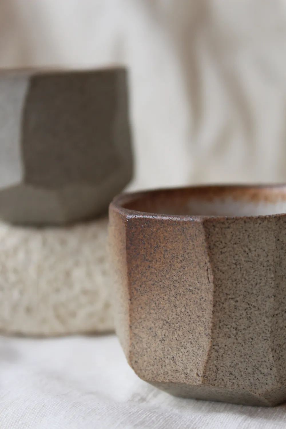 Studio Delta Pottery Essere Pietra set tazzine caffè 2 pezzi