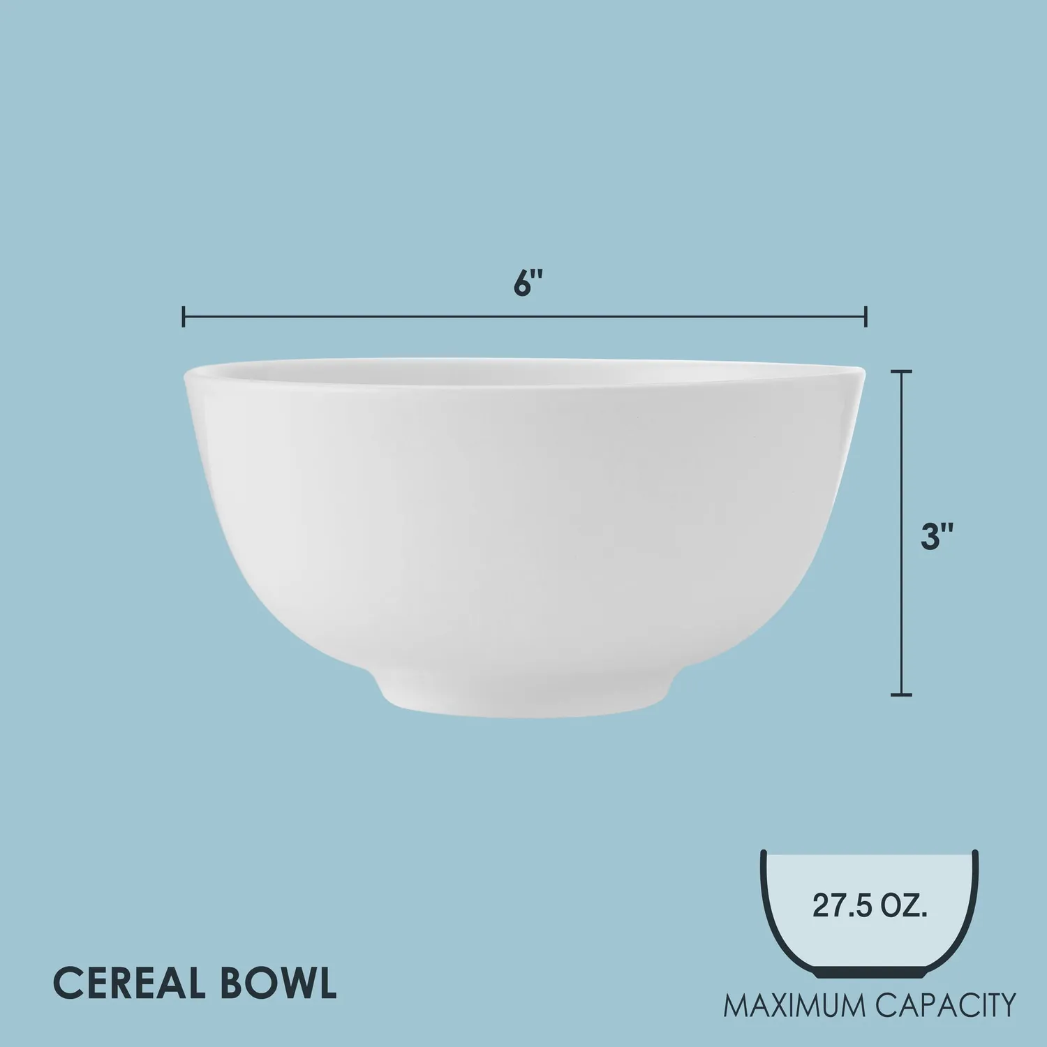 Fitz and Floyd Nevaeh White Classic Rim ciotole zuppa 4 pezzi