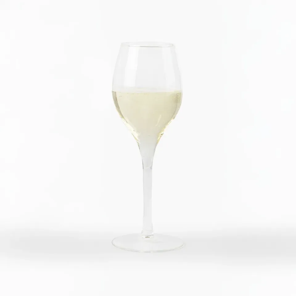 Penelope calici bollicine vetro set 2 calici stretti